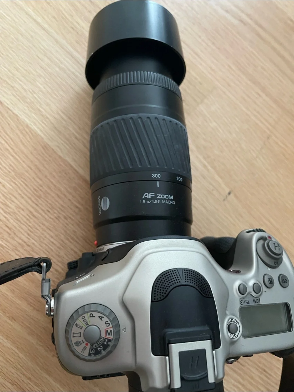 Silver Camera Kit with Black Lens and Case